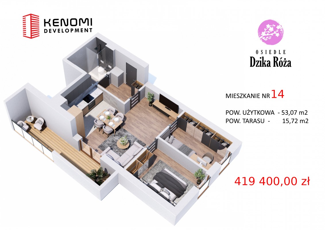 Mieszkanie 14 - I Piętro