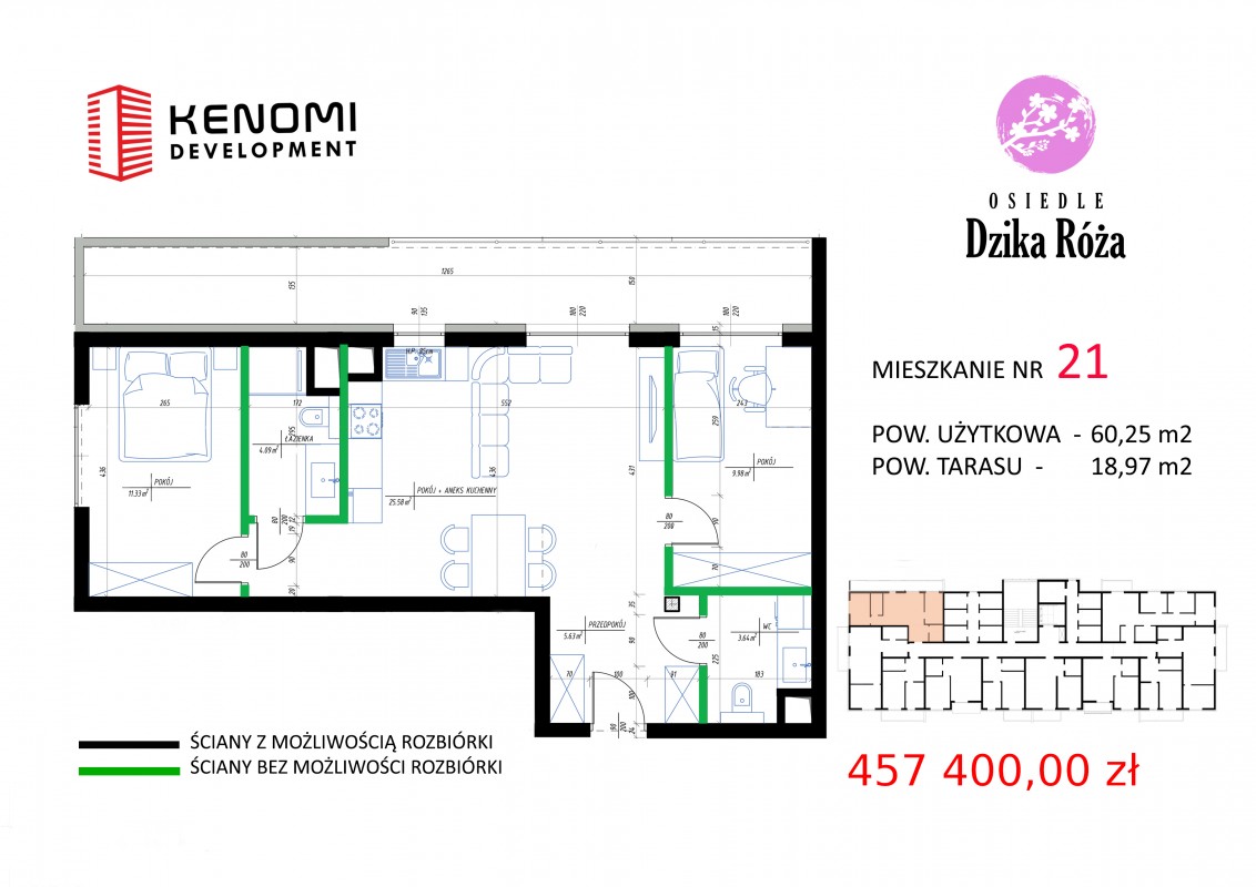 Mieszkanie 21  - III Piętro