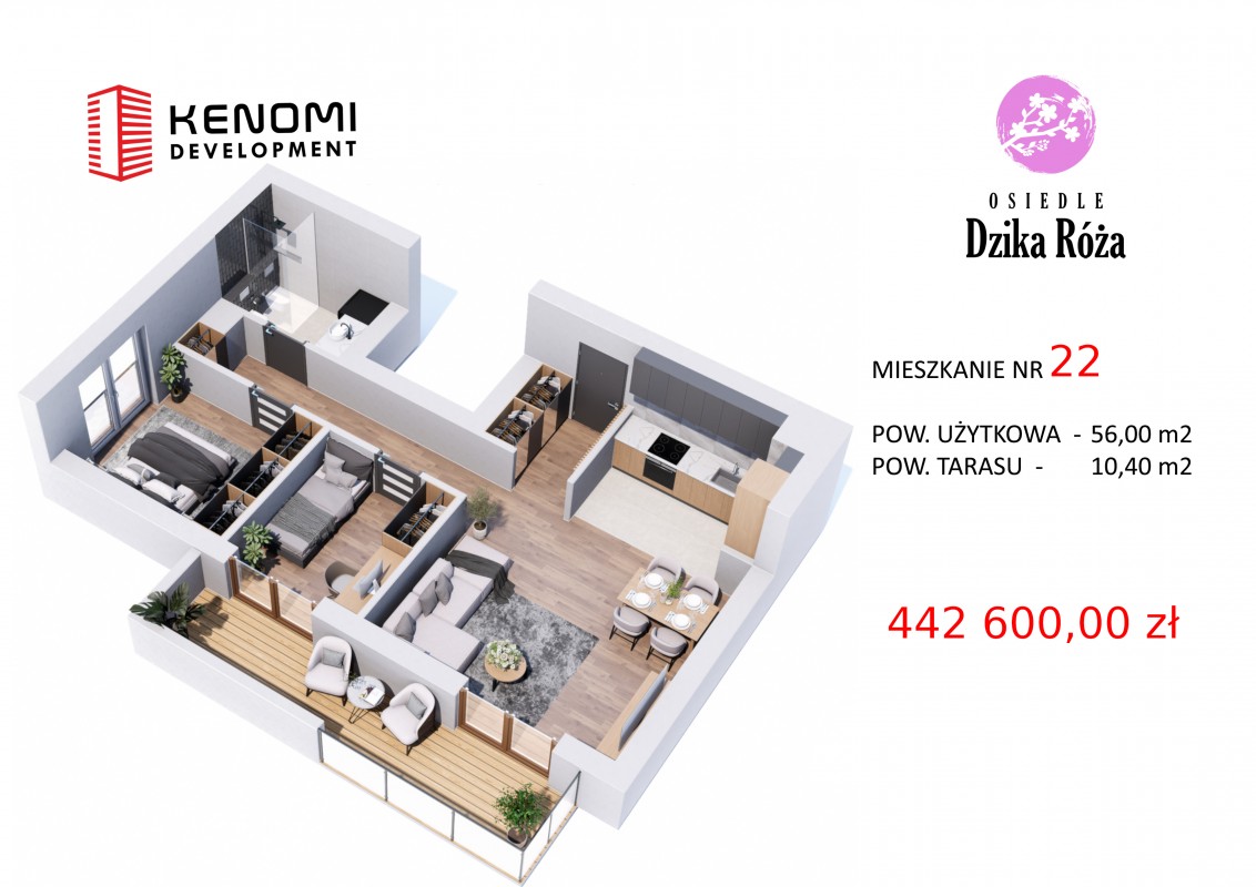 Mieszkanie 22 - I Piętro