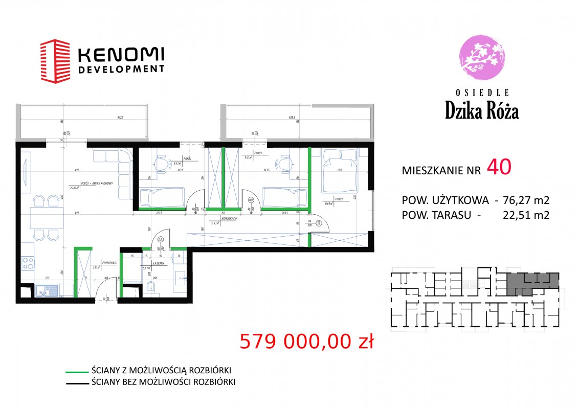 Mieszkanie 40 - IV Piętro