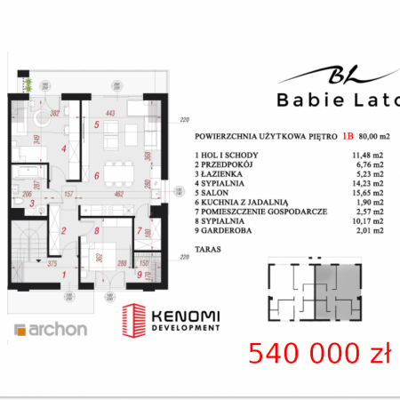 Piętro 1B - II ETAP